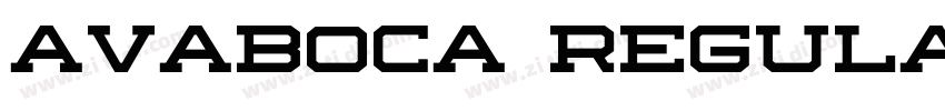 Avaboca Regular字体转换 Avaboca Regular字体转换